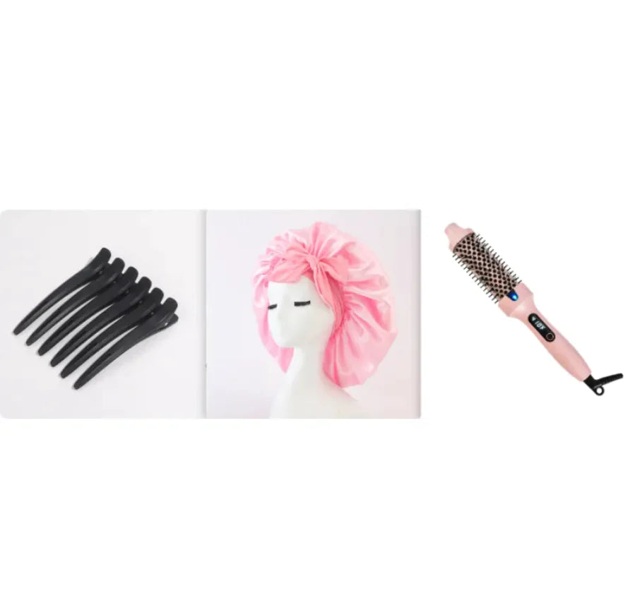 2-in-1 Straightening & Curling Electric Comb