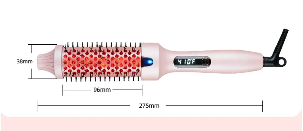 2-in-1 Straightening & Curling Electric Comb