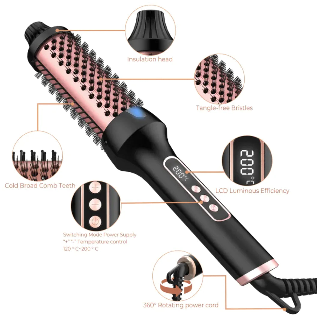 Ionic Roller Comb Straightener