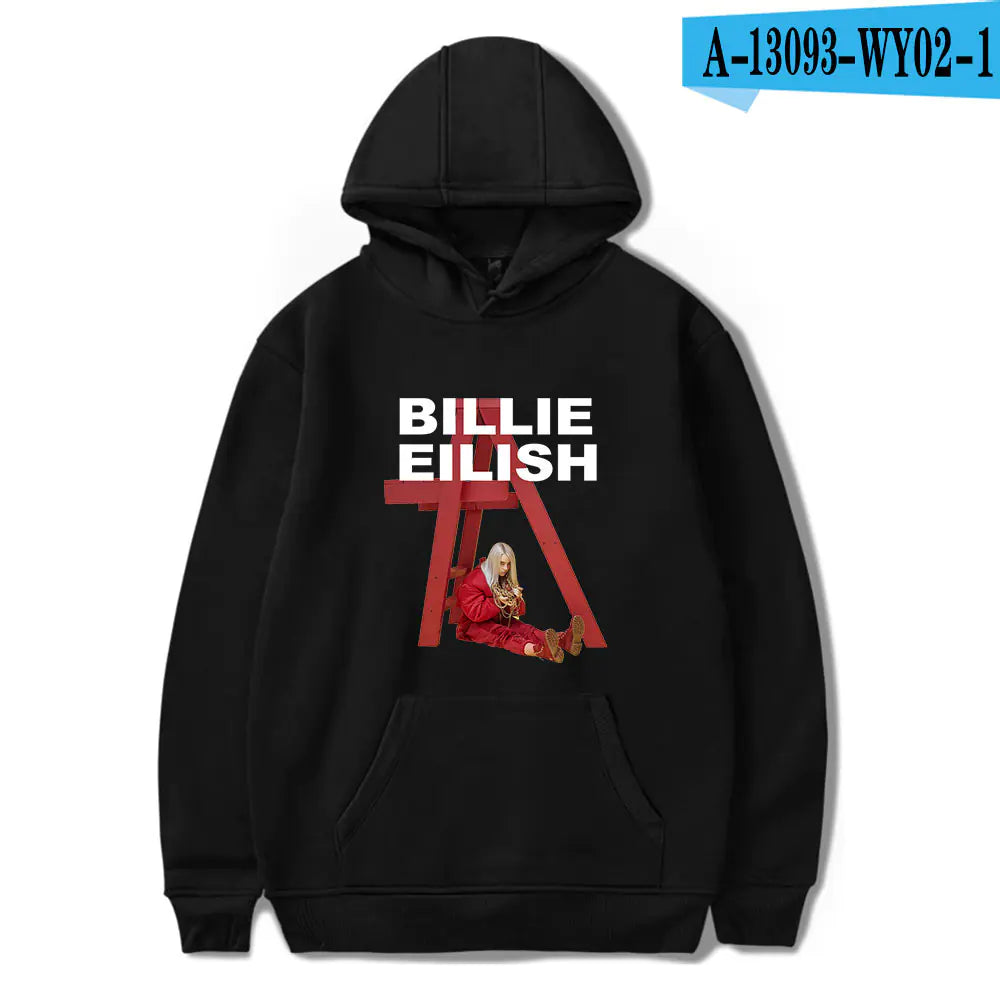 Billie Eilish Style Unisex Hoodie for Spring/Fall