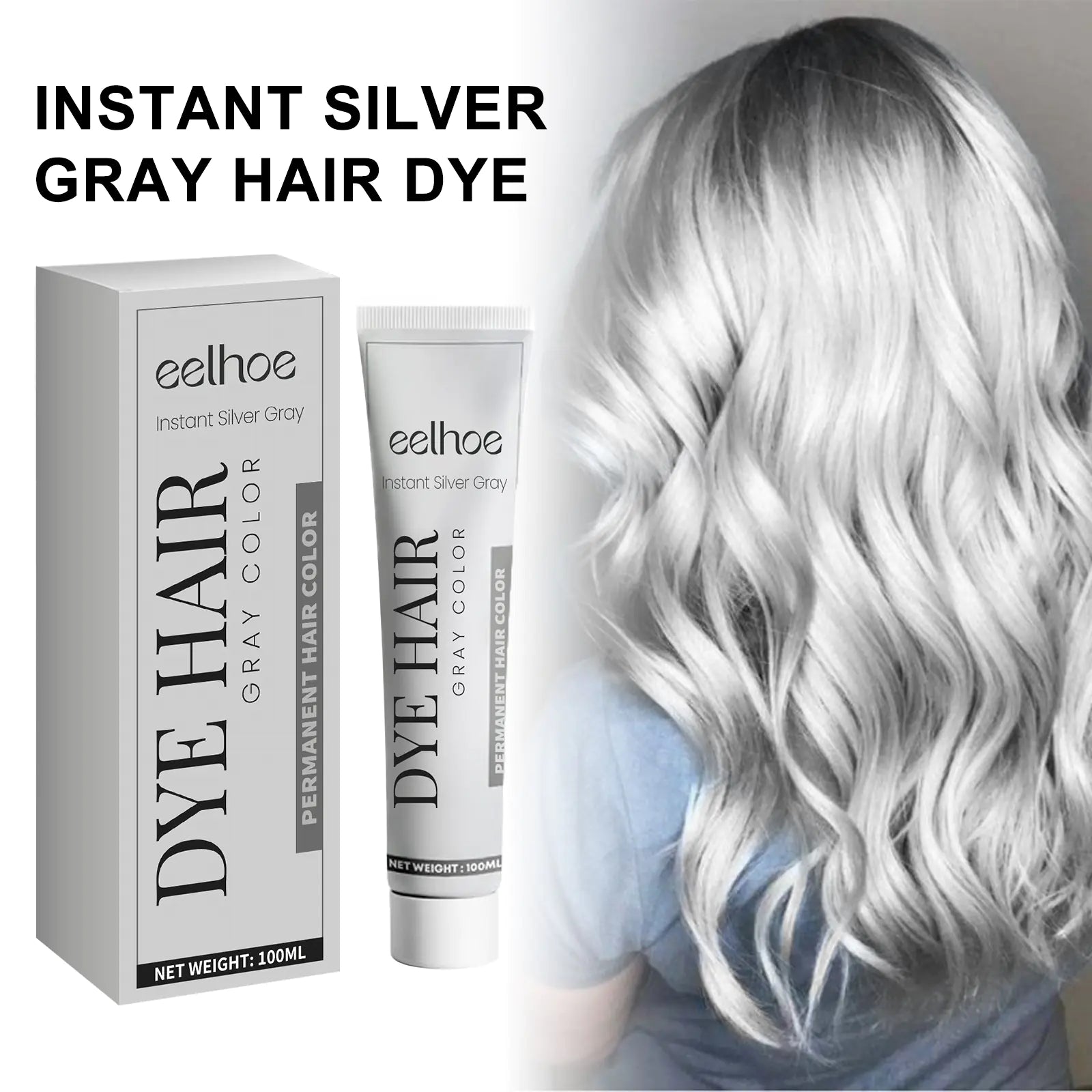 EELHOE Gray Hair Color Cream
