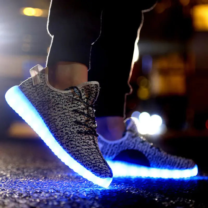 LED Light-Up Casual Shoes for Kids and Adults