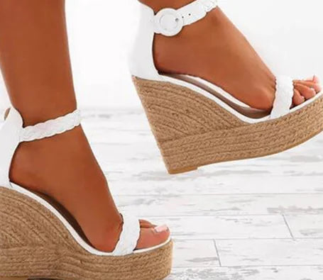 Plus Size Women's Wedge Sandals