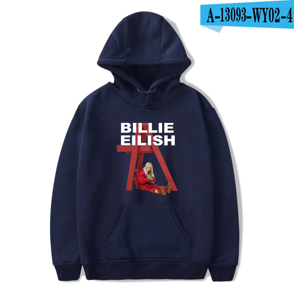 Billie Eilish Style Unisex Hoodie for Spring/Fall