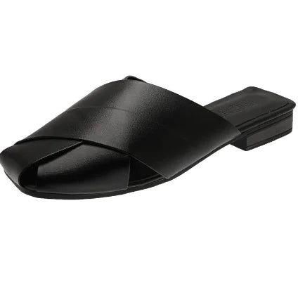 Korean Fashion Summer Low Heel Sandals and Slippers