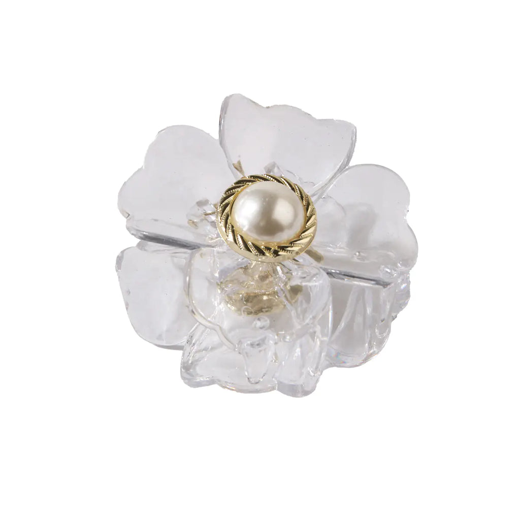 Pearl Flower Hair Clip
