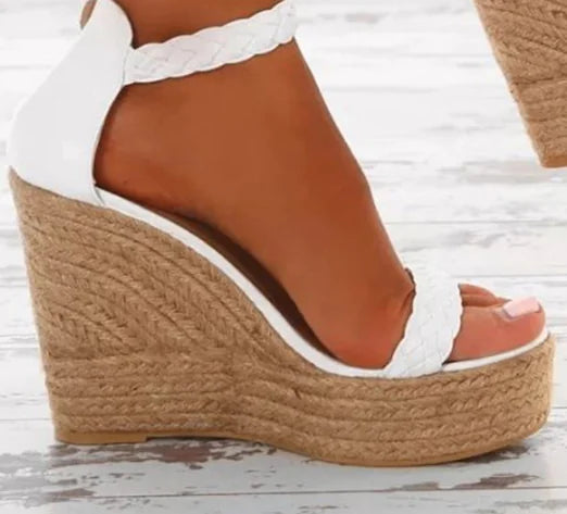 Plus Size Women's Wedge Sandals