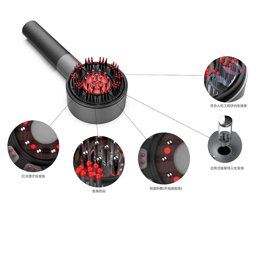Mo Scalp Massage Red Light Comb