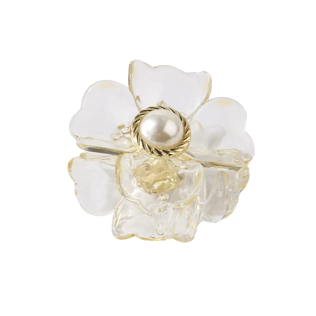 Pearl Flower Hair Clip