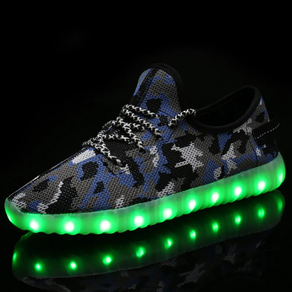 LED Light-Up Casual Shoes for Kids and Adults