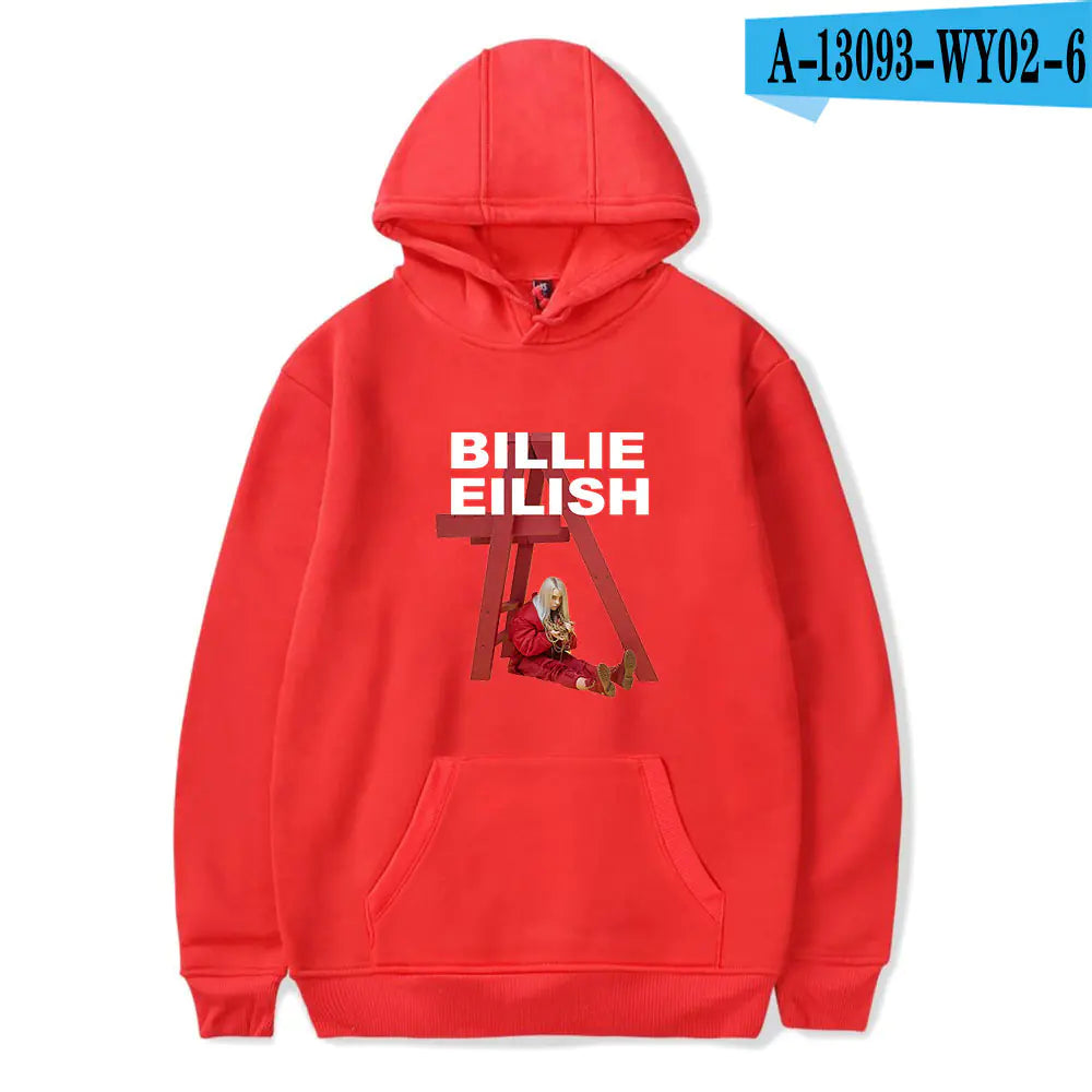 Billie Eilish Style Unisex Hoodie for Spring/Fall