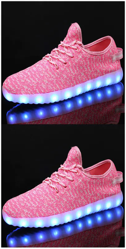 LED Light-Up Casual Shoes for Kids and Adults