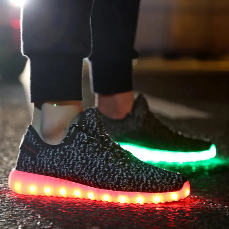 LED Light-Up Casual Shoes for Kids and Adults
