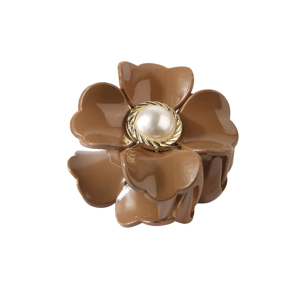 Pearl Flower Hair Clip