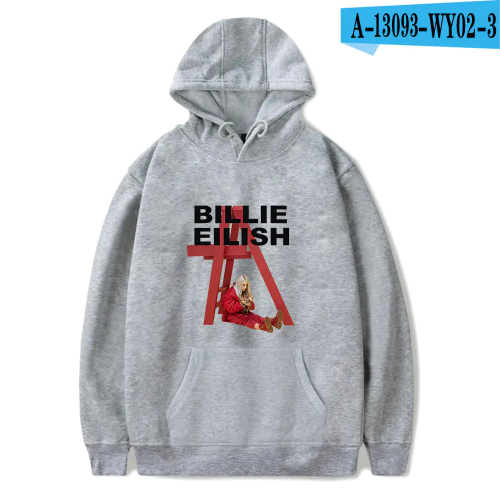 Billie Eilish Style Unisex Hoodie for Spring/Fall