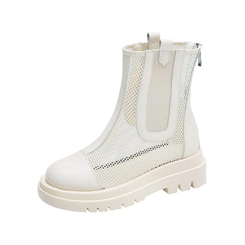 Women's Summer Martin Round Toe Short Boots