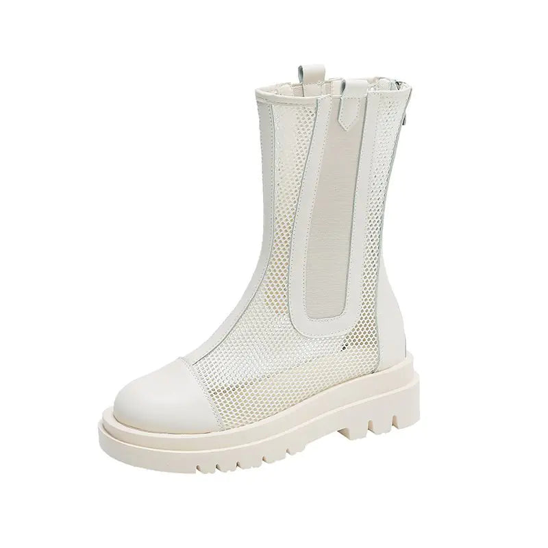 Women's Summer Martin Round Toe Short Boots