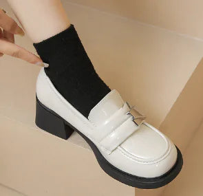 Soft Leather Moccasins and 2024 Black Patent Mary Janes