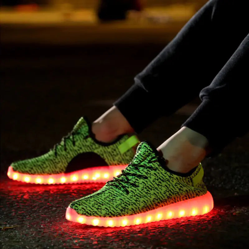 LED Light-Up Casual Shoes for Kids and Adults