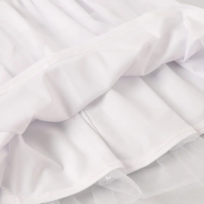 Colorful Checkered Long Sleeve Mother-Daughter Dress