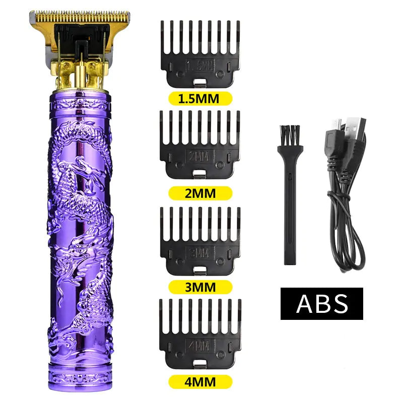 T9 Electric Hair Clipper – Retro Rechargeable Professional Trimmer