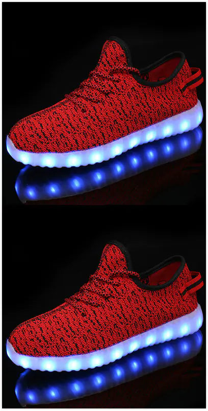 LED Light-Up Casual Shoes for Kids and Adults