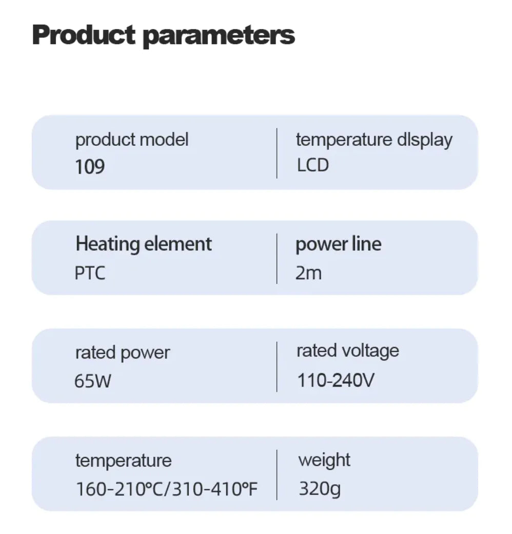 2-in-1 Straightening & Curling Electric Comb