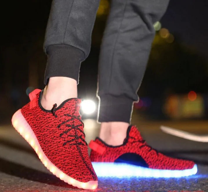 LED Light-Up Casual Shoes for Kids and Adults